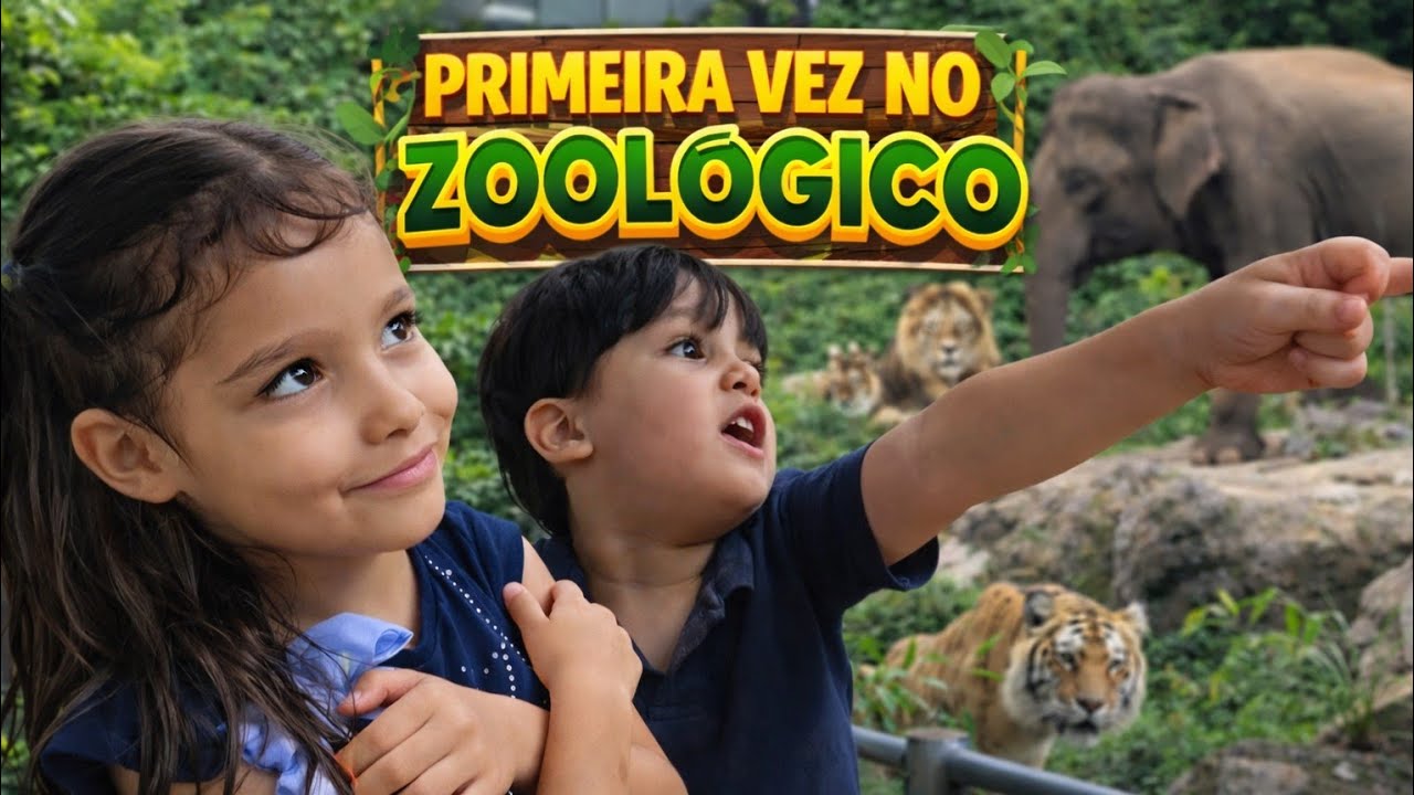 NOSSO PRIMEIRO DIA NO ZOOLÓGICO DE SÃO PAULO 🦁 Eles ficaram sem acreditar