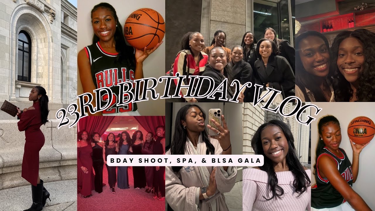 23rd birthday vlog (jordan photoshoot, spa, jazz night, & more) 