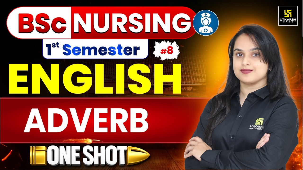 Adjective English Grammar #2 | BSc Nursing 1st Semester English | BSc Nursing Utkarsh
