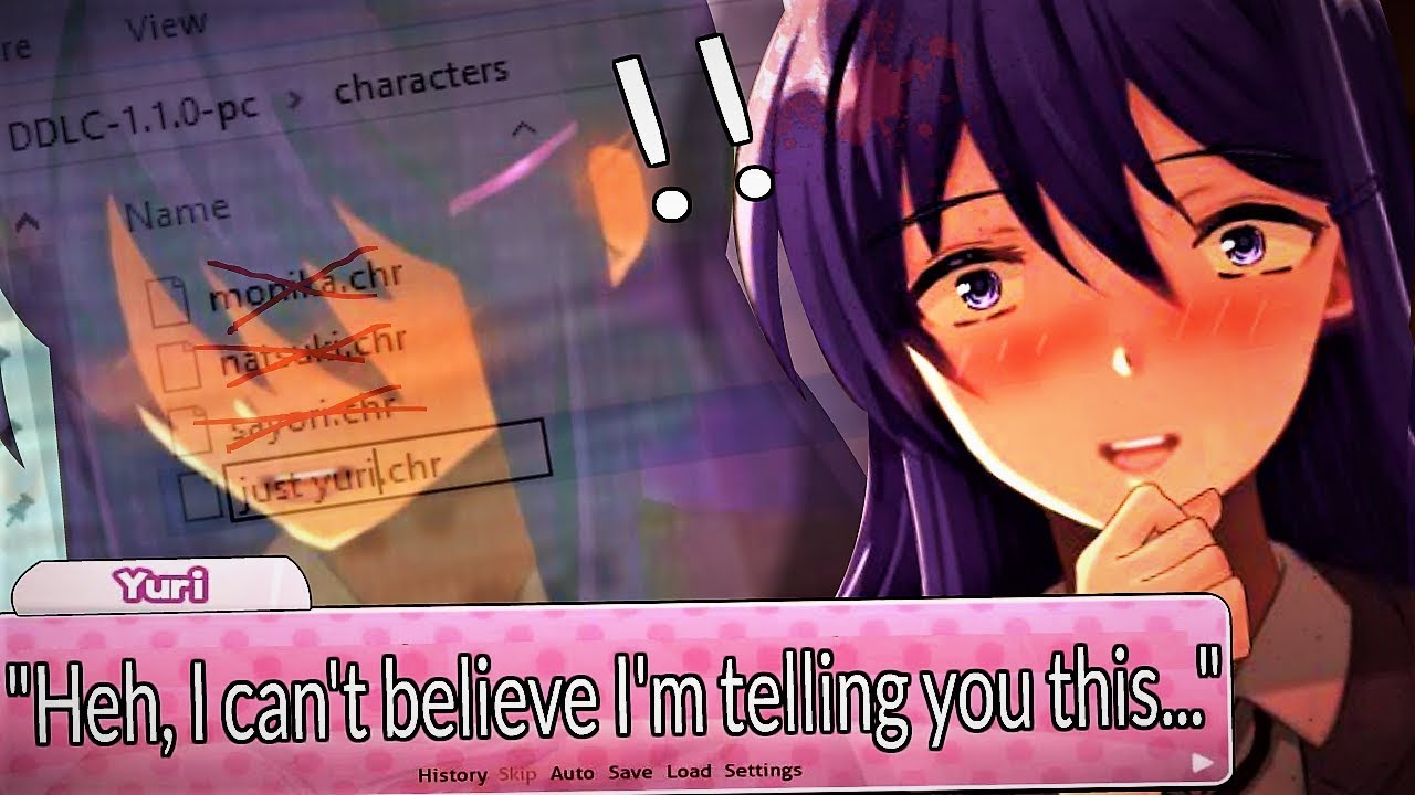YURI TELLS US HER DIRTY SECRET... | Doki Doki Literature Club (Just Yuri)