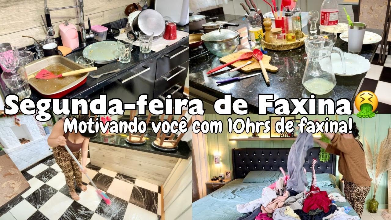 FAXINA NA CASA TODA! Fim de semana sem limpar nada🤮 -um caos e muito pó-motivação de limpeza!