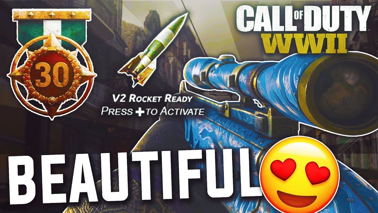 NEW DLC SNIPER SDK 9MM BEST CLASS SETUP is BEAUTIFUL on COD WW2 HEROIC SILBERFISCH II (BEST SNIPER)