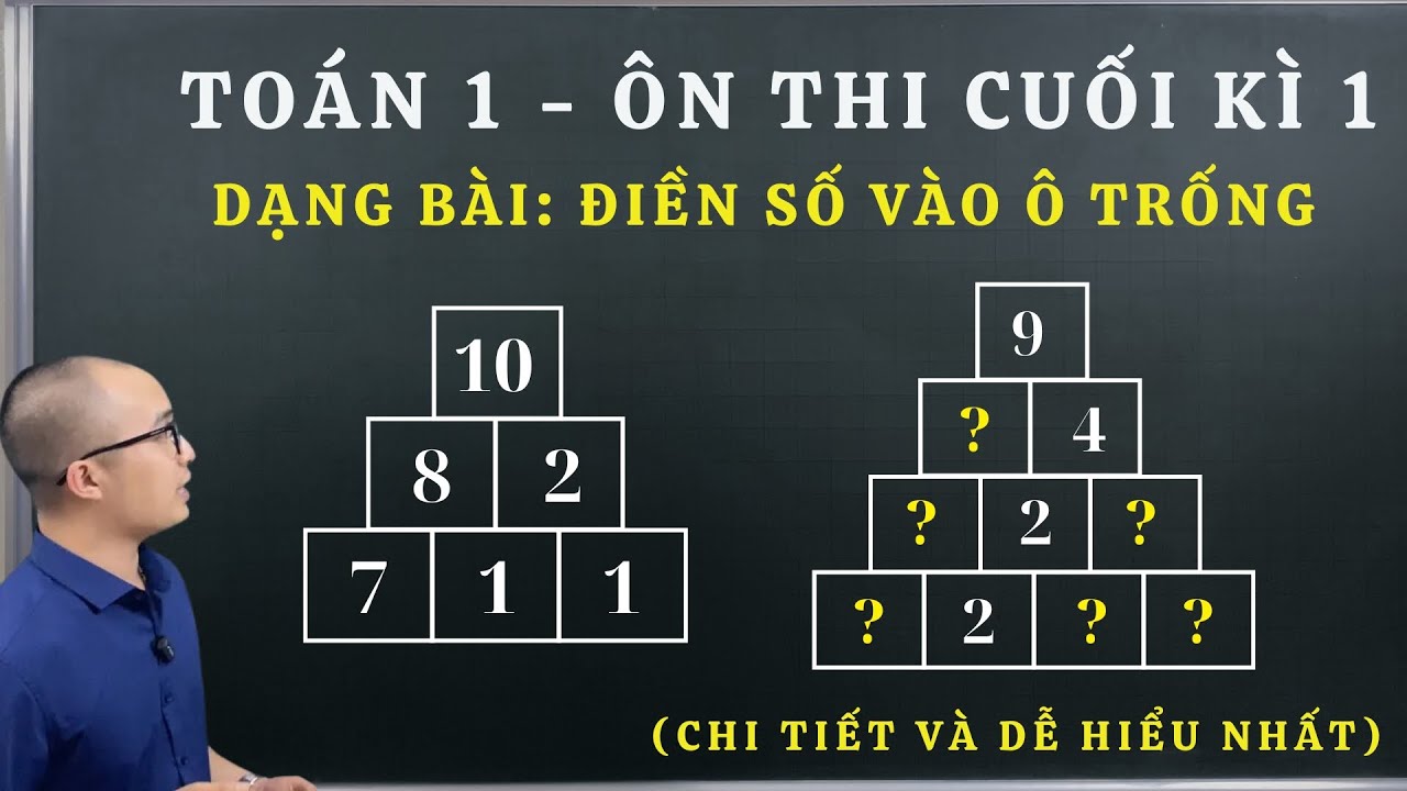 Điền số th&iacute;ch hợp v&agrave;o &ocirc; trống lớp 1 | &Ocirc;n thi cuối k&igrave; 1 | Thầy Nguyễn Văn Quyền