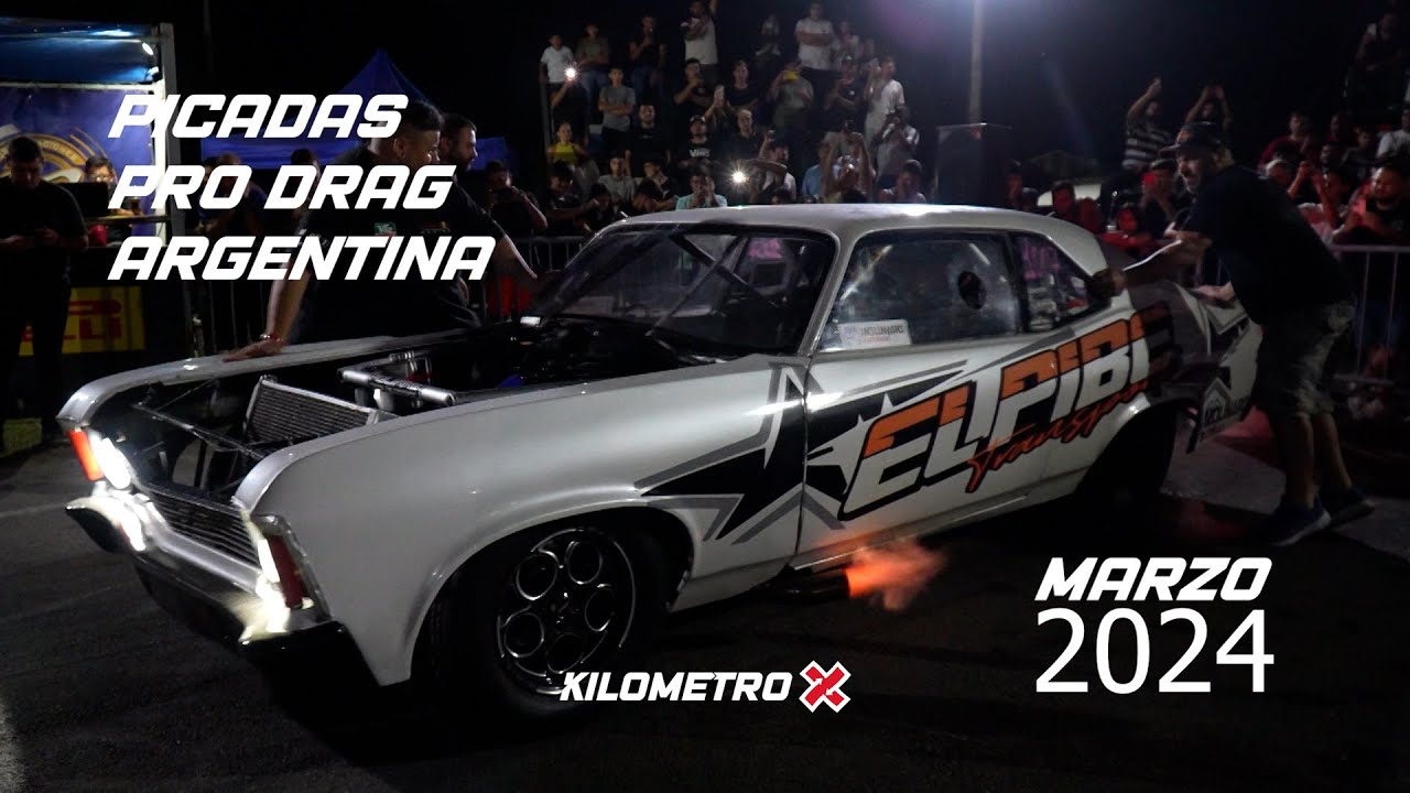 Chevy V8⚡El Pibe⚡ Picadas Pro Drag Argentina⚡Marzo 2024⚡By KM X