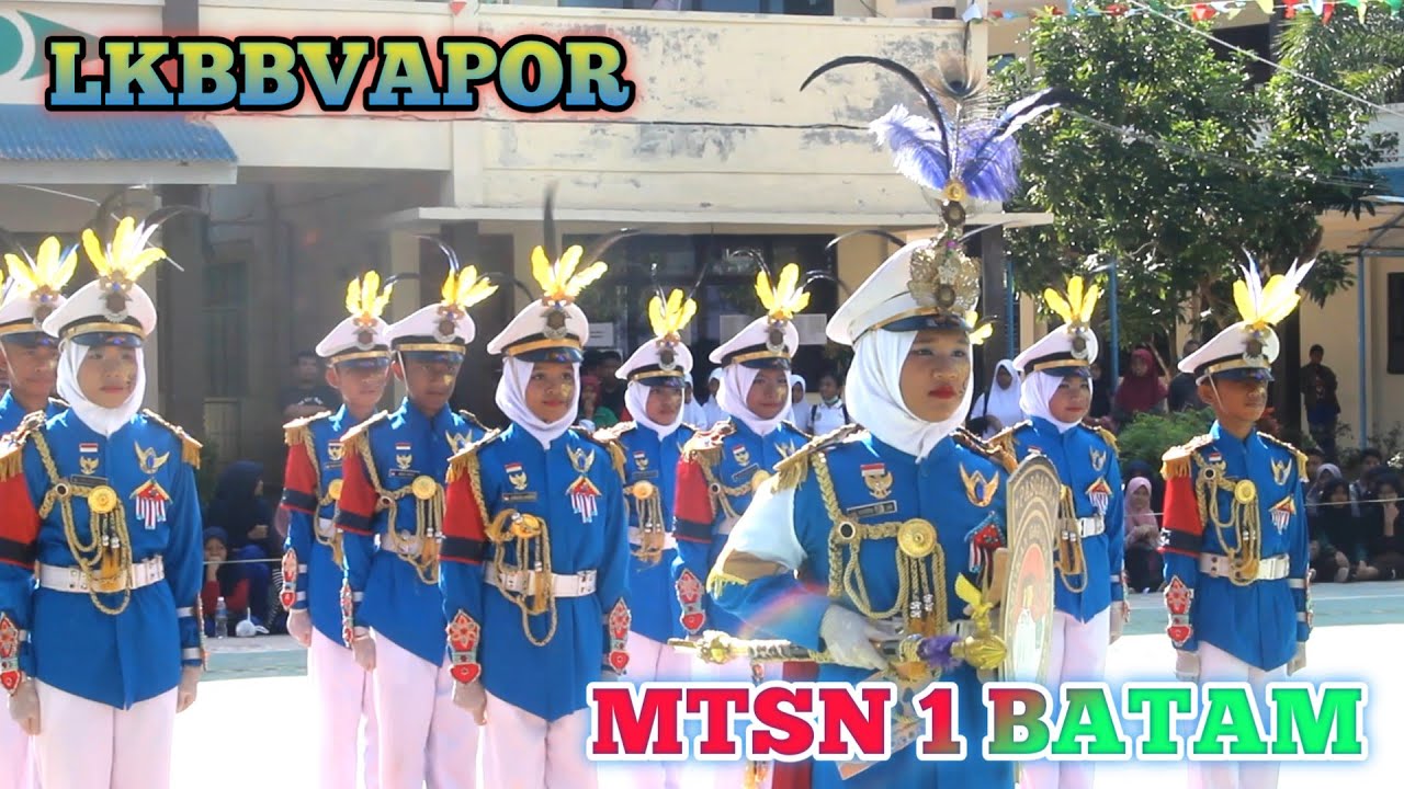 PENAMPILAN PASKIBRA MTSN 1 BATAM-LKBBVAPOR || BOSMABA 2020 #Part_20