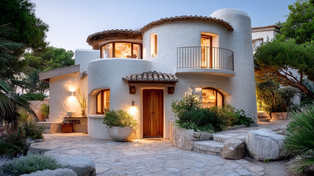 Mediterranean House Design | Cream Tones & Natural Materials