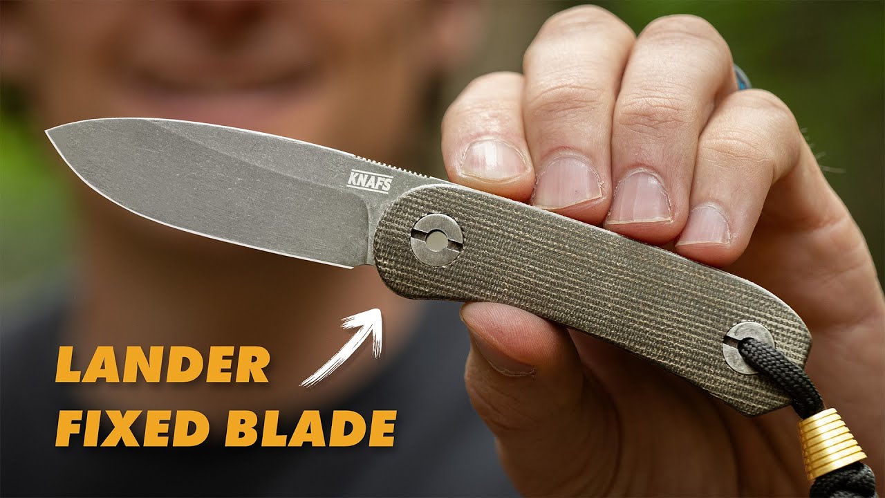 Worlds First Look! The Lander 4 Fixed Blade Knife. Back it on Kickstarter Now!