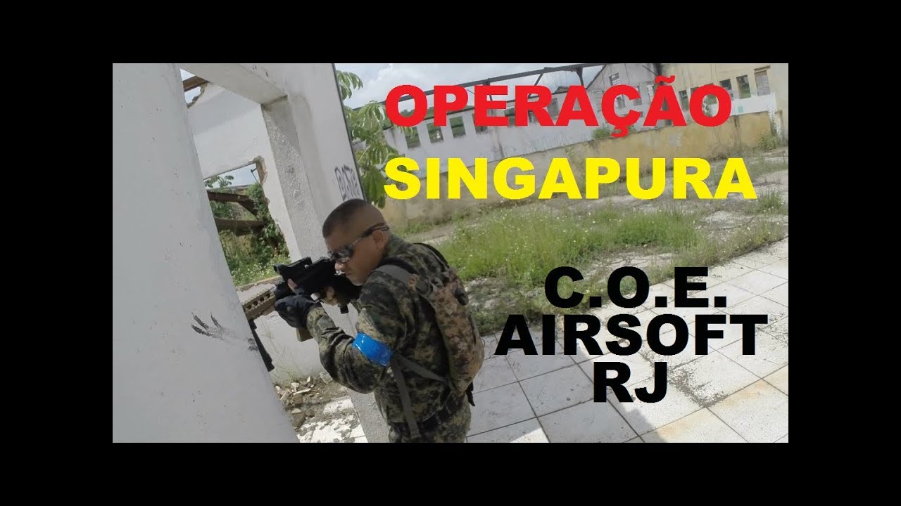 OPERA&Ccedil;&Atilde;O SINGAPURA - C.O.E. AIRSOFT RJ || BATISMO DO RECRUTA