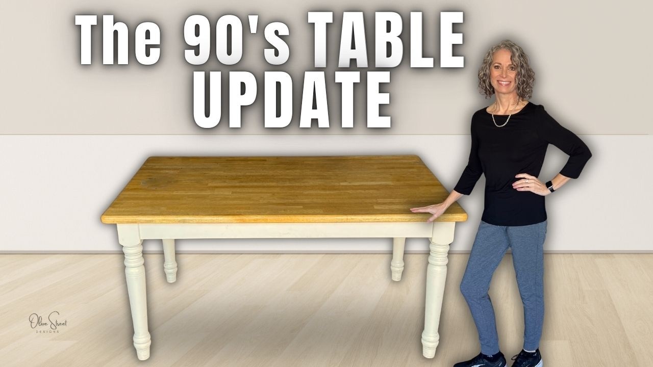 We all had this 90's table!