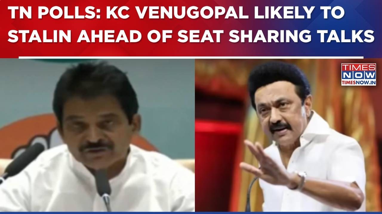 Congress' KC Venugopal Likely To MK Stalin Ahead Of Seat Sharing Talks For Upcoming Tamil Nadu Polls