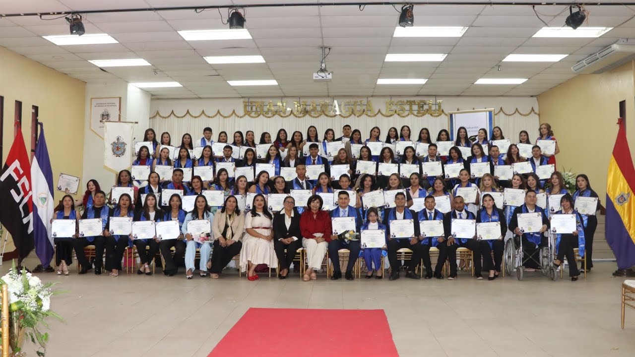 UNAN-Managua/CUR-Estelií, celebra graduación 2025
