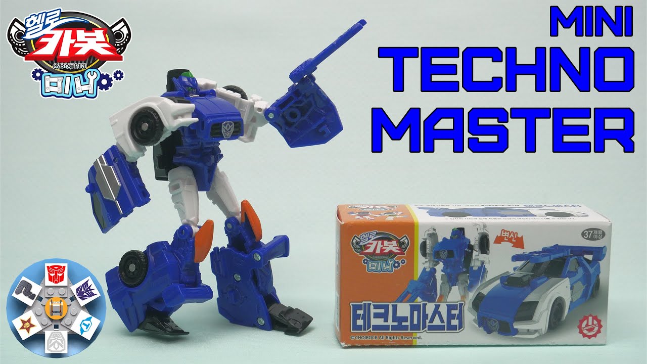 Hello Carbot Mini Technomaster 🏎 Legends Core Class | 헬로카봇 미니 테크노마스터 원어민 영어 리뷰