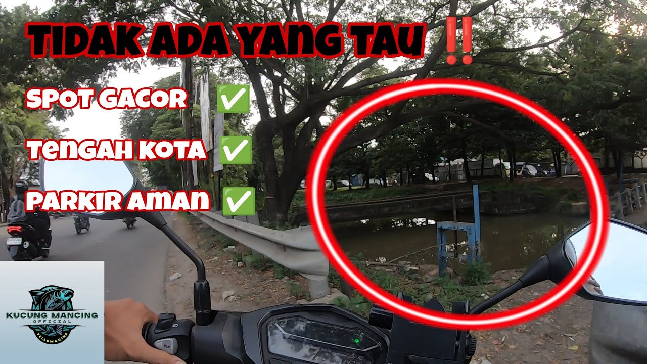Rute spot mancing TANGERANG terbaru‼️ Rute tengah kota Adem dan Sejuk