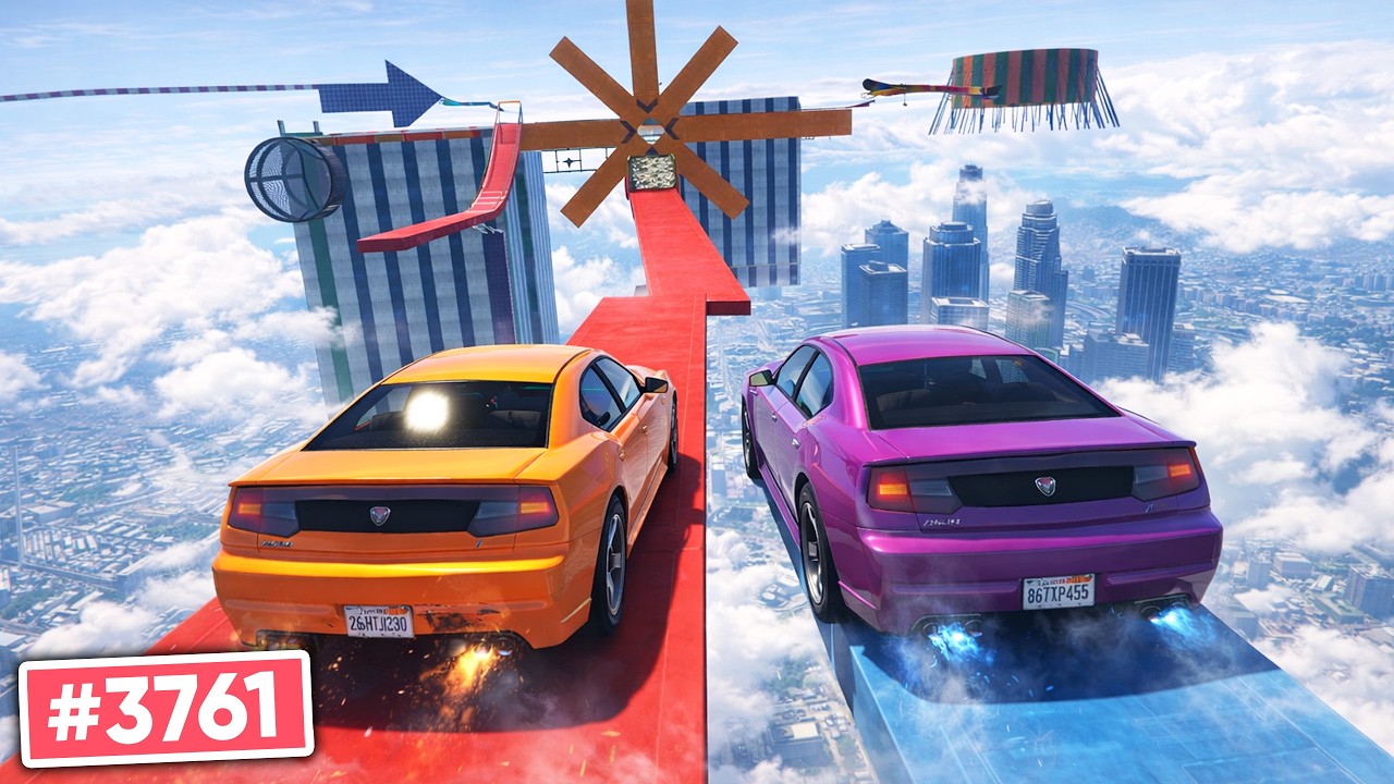 GTA PARKOUR in 1000 METERN H&Ouml;HE😱mit TOILETTEN & ALKOHOL als THEMA😅