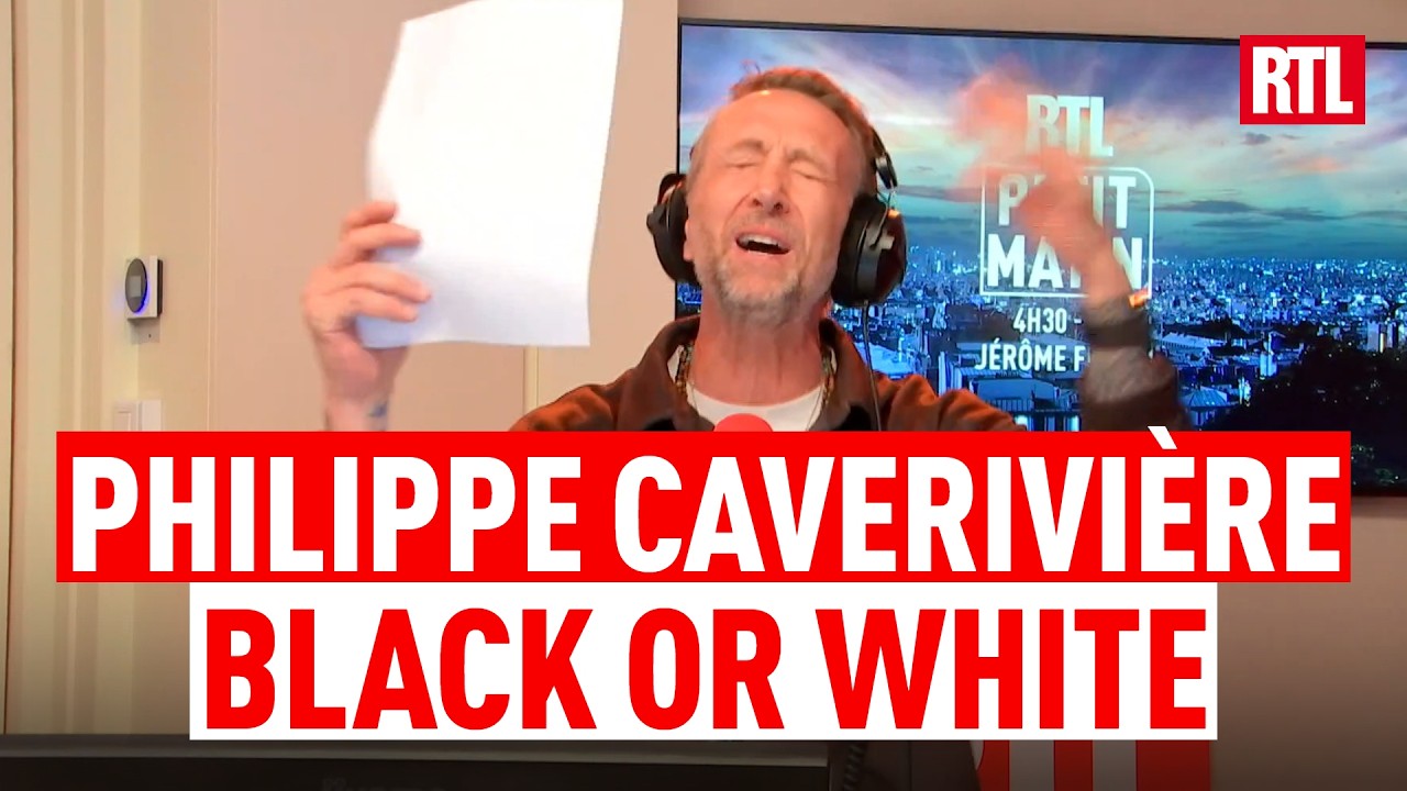 Philippe Caverivi&egrave;re : black or white 🤣