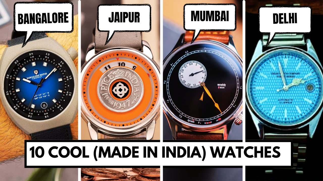 10 Cool watches of Indian watch brands 🔥🔥  - Delhi watch company, Jaipur watch company review.
