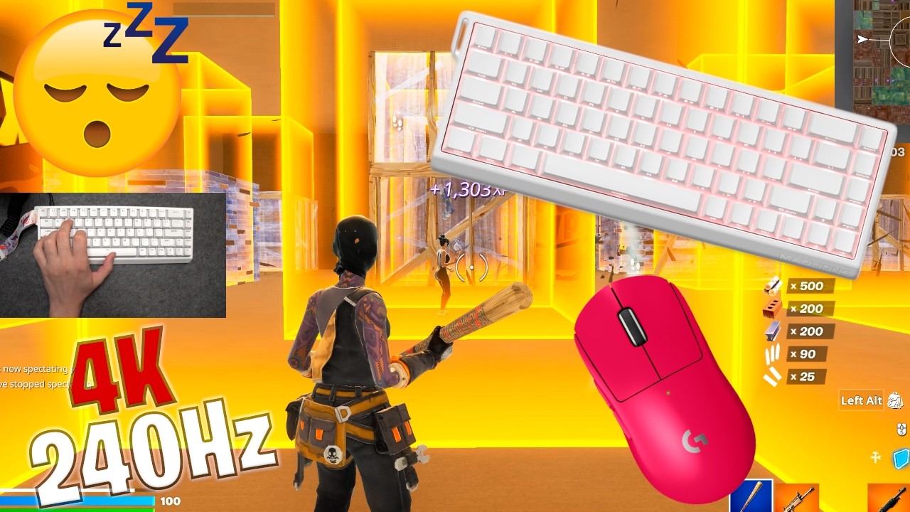 MadLions Mad 68HE ASMR 😴 Box Fight Gameplay 📦 Satisfying Keyboard Fortnite 4K 240 FPS 🏆