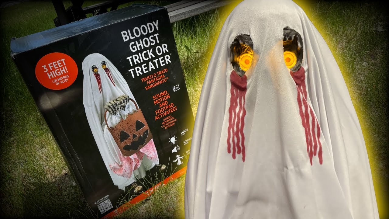 Party City - Bloody Ghost Trick or Treater Unboxing/Setup | 2023 Animatronic