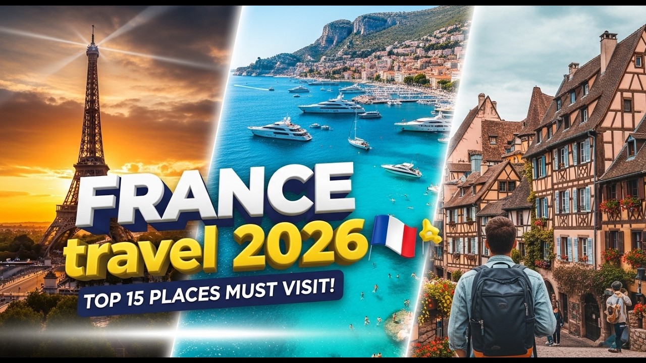 Top 15 Places to Visit in France 2026 🇫🇷 | Ultimate France Travel Guide You Can’t Miss!
