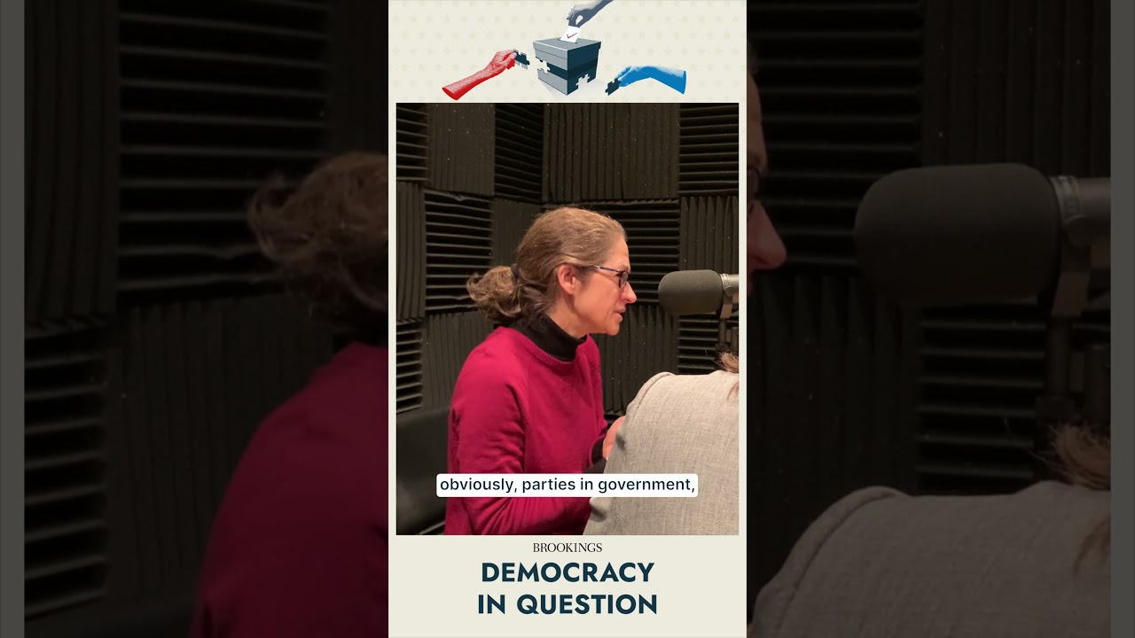 What are the founding goals of the American democratic system and what's changed since?