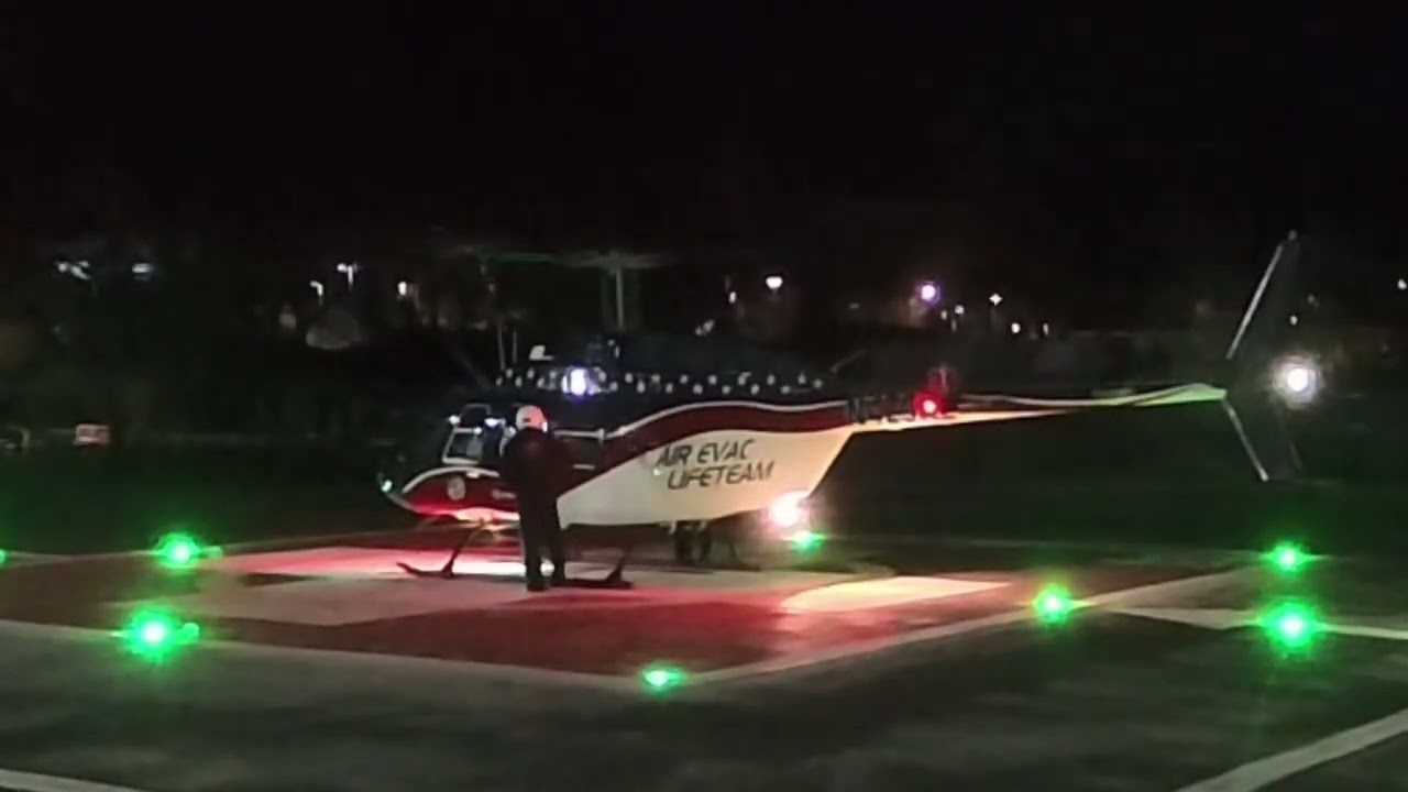 Air Evac Lifeteam, Bell 206L-4 Long Ranger IV, N429AE, startup 