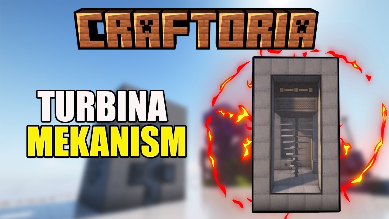 TURBINA GERANDO MUITA ENERGIA E POLONIO  !!! CRAFTORIA ( MINECRAFT 1.21.1 + MODS ) EP  29