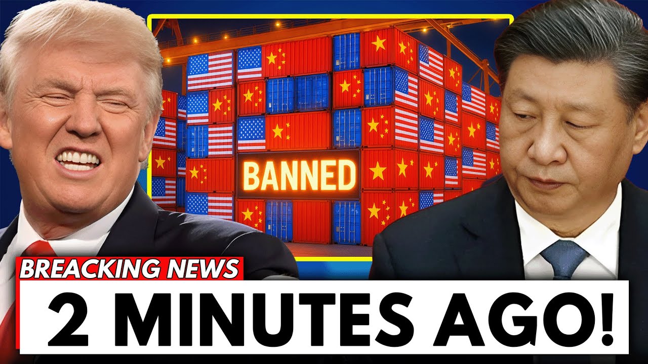 U.S. Halts All Orders On Totally China U.S. Shipping Stops Completely Containers Pile Up At Ports