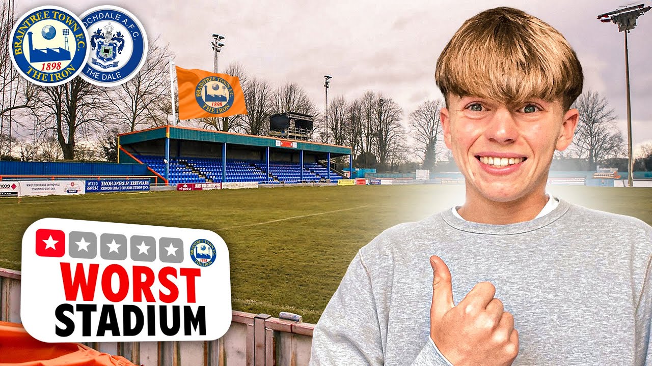 I visited the ‘WORST’ stadium in the National League!? Braintree Town FC vs Rochdale AFC