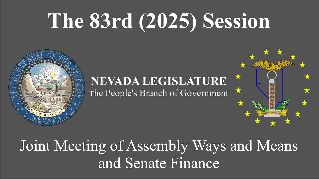 3/17/2025 - Joint Meeting Assembly Committee on Ways and Means and Senate Committee on Finance