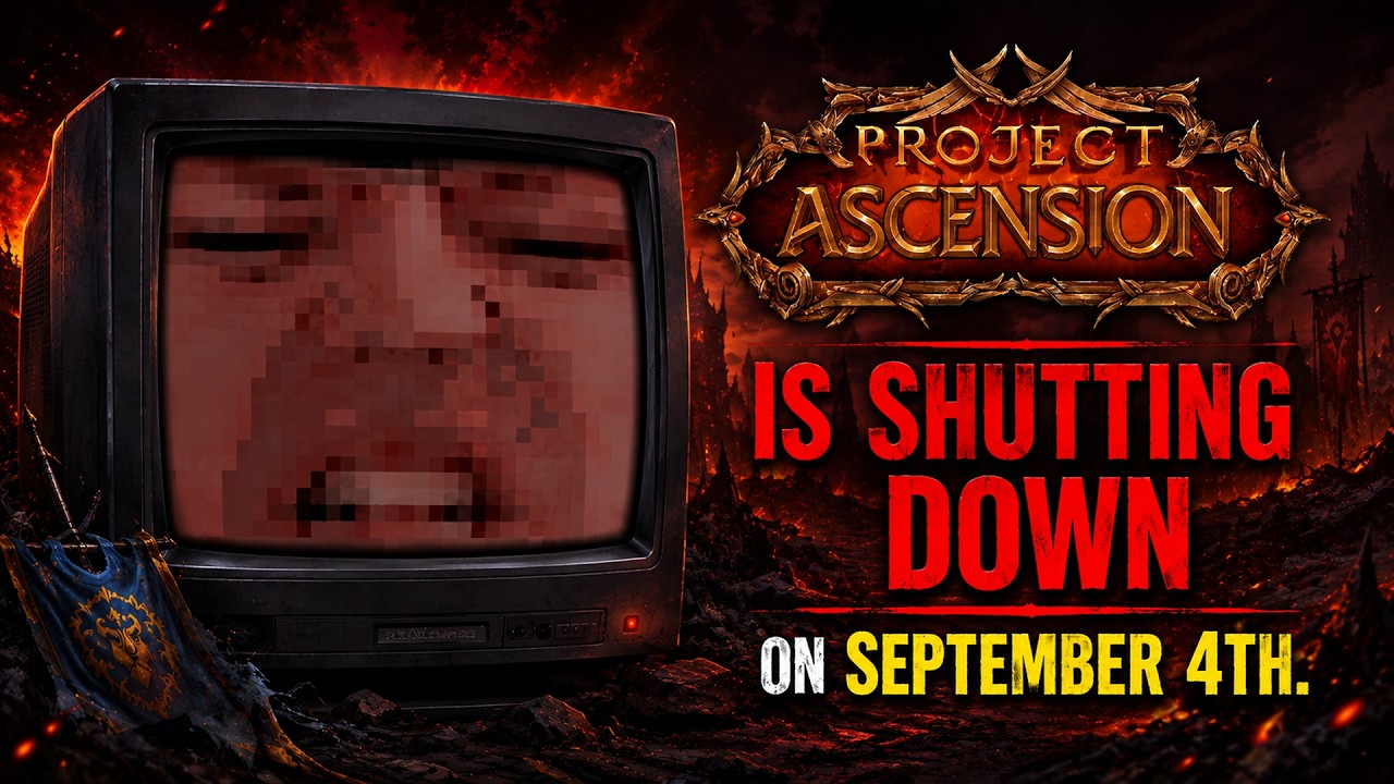 Ascension WoW is shutting down September 4th WTF💢Rexxar CoA Conquest of Azeroth Ascension WOW