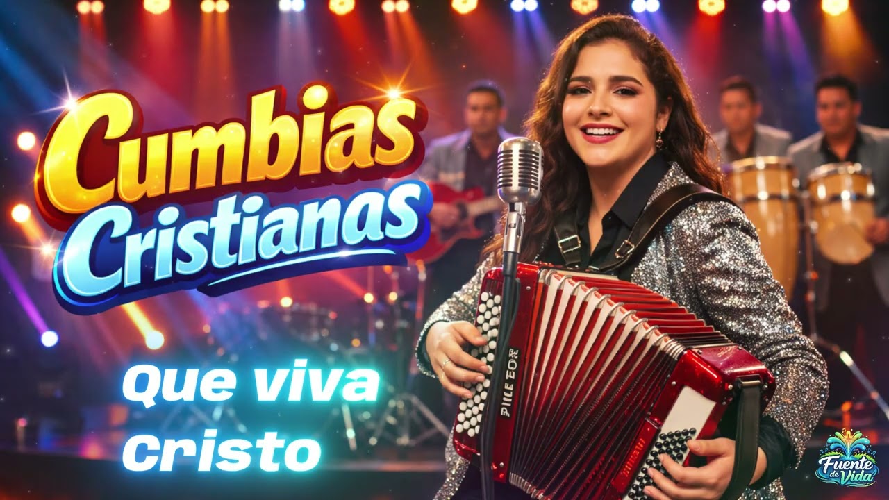 Cumbias Cristianas Mariachi. Que Viva Cristo.  Cadena de Coros.