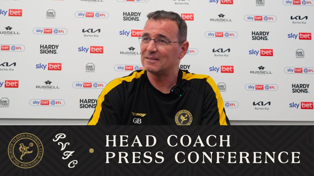 Press Conference | Head Coach Gary Bowyer on Port Vale