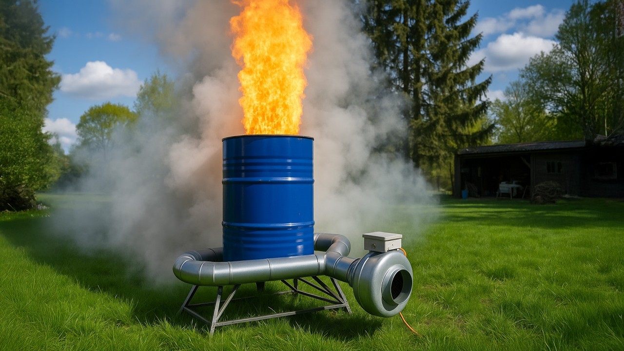 DIY Turbo Trash Burner