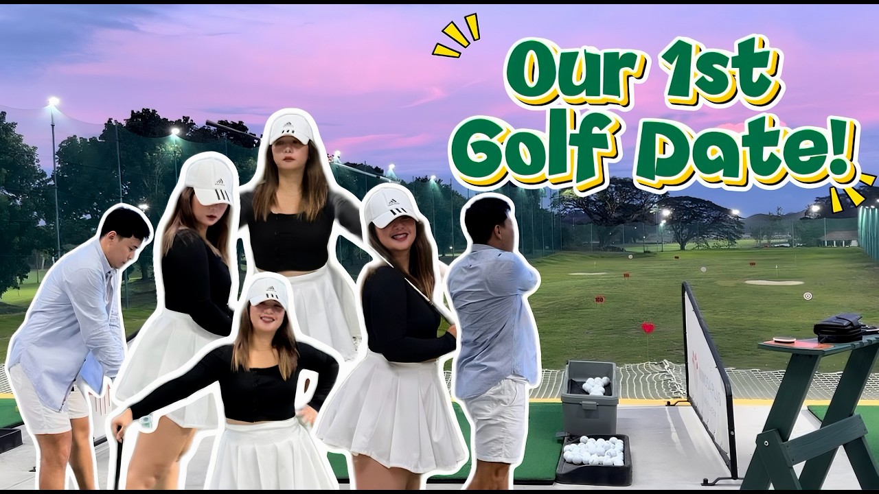 Our First Time On A Golf Date | GOLF VLOG ft. M&K | Mimosa Filinvest