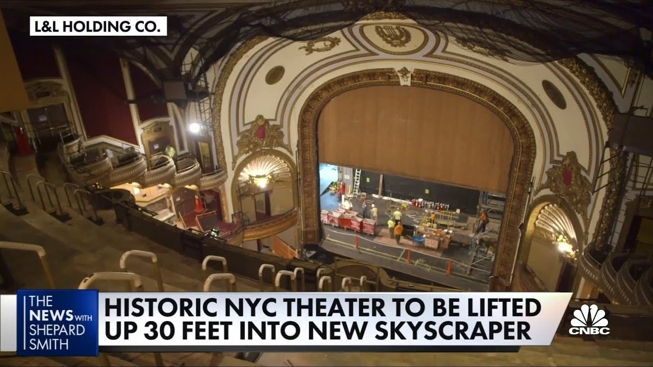 New York City's historic Palace Theatre gets a 'lift'