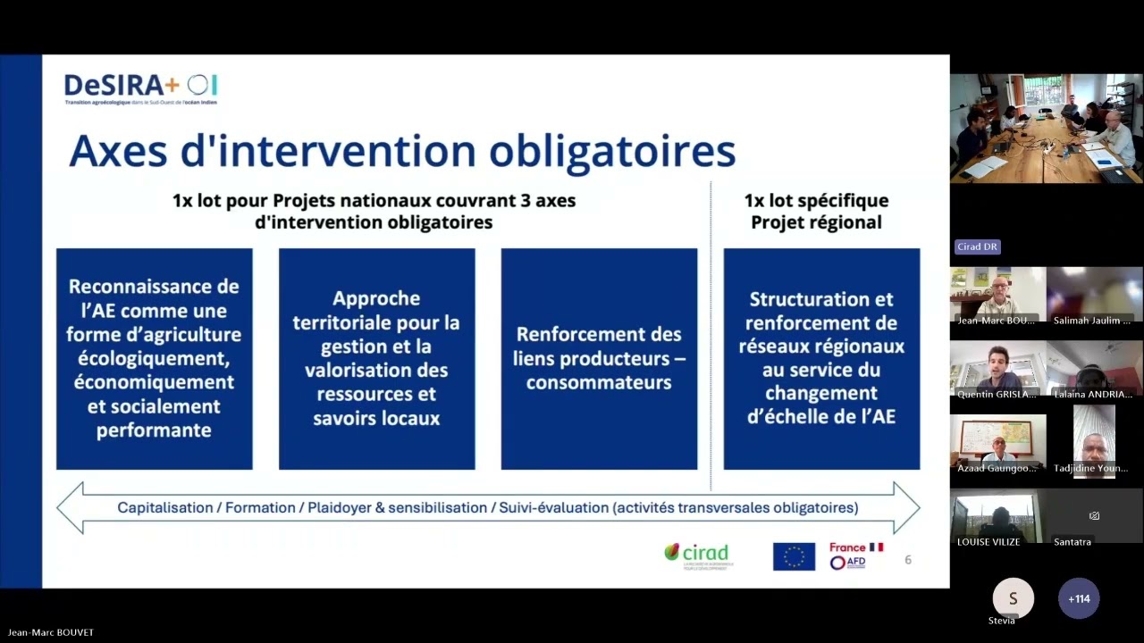 Projet DeSIRA+OI: Présentation session d'information du 26 01 2026