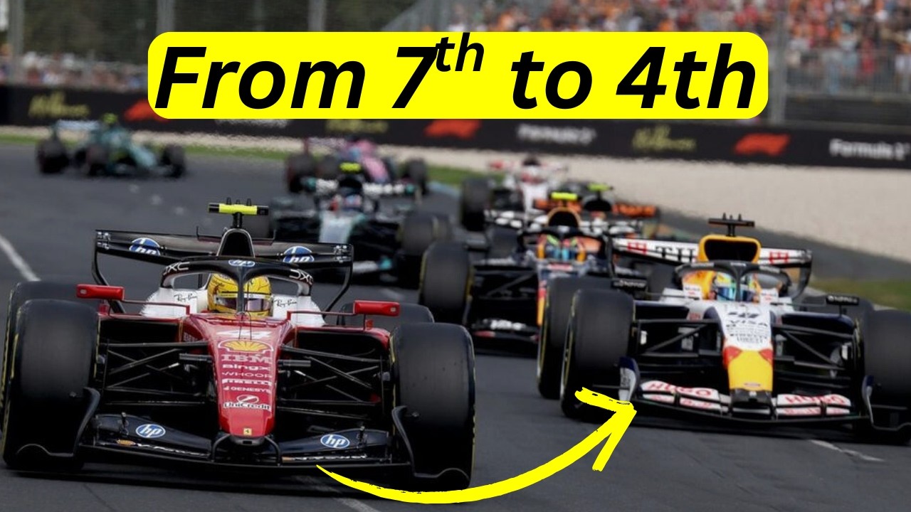 Lewis Hamilton's First Lap Overtakes in Australian Grand Prix 2016
