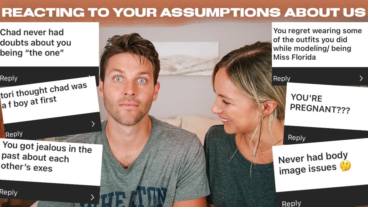 REACTING TO YOUR JUICY ASSUMPTIONS ABOUT US (& a little cooking w/ chef chad)