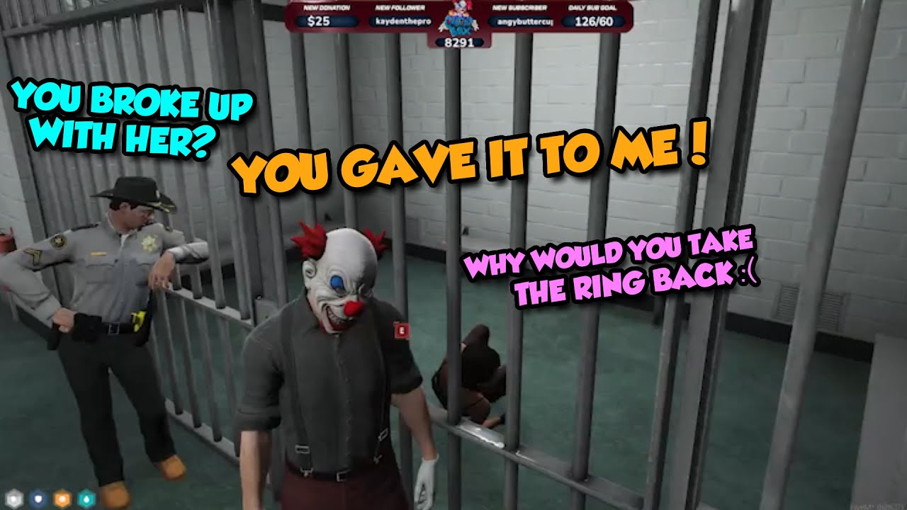 Ray Mond Cries because Chatterbox Broke up With Her | Chaos in Jail | GTA NOPIXEL 4.0 RP