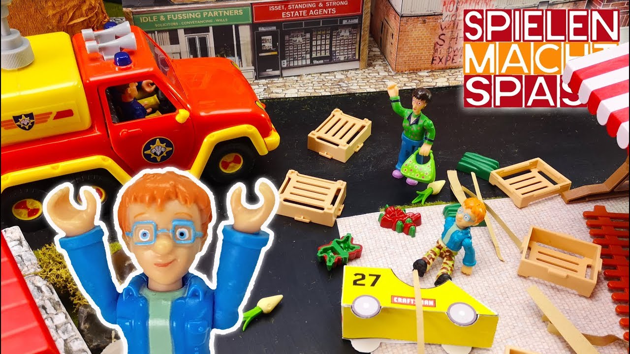 Spielzeugfilm für Kinder mit Feuerwehrmann Sam 🚨 DAS SEIFENKISTENRENNEN  🚑 Wird Norman verletzt?