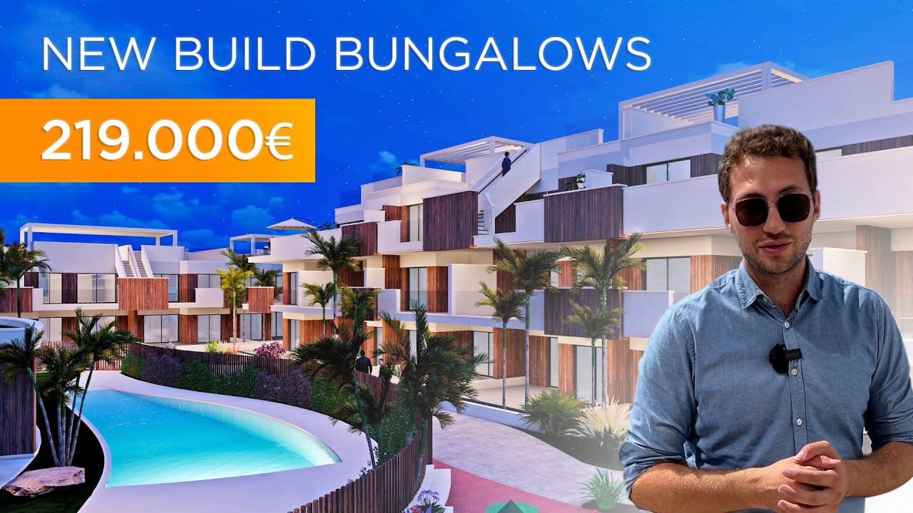 New build bungalows in Spain🌴 Modern complex in Pilar de la Horadada close to Torrevieja
