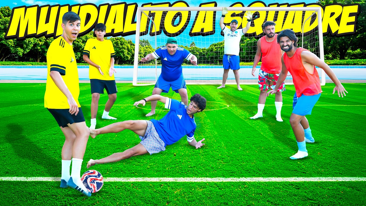 ⚽️ MUNDIALITO A SQUADRE in VILLA!! 🏡