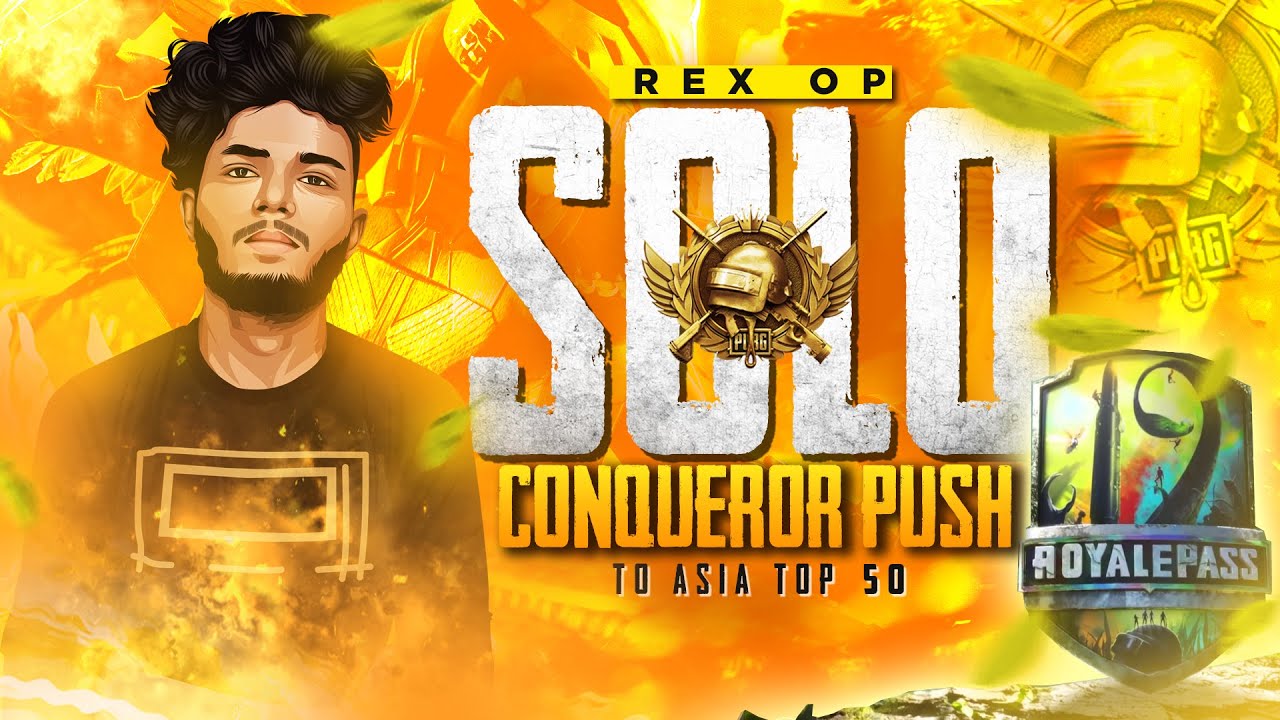 Solo Conqueror Asia No 1 Rank Push Season 19 | Day 2 | Rex Op