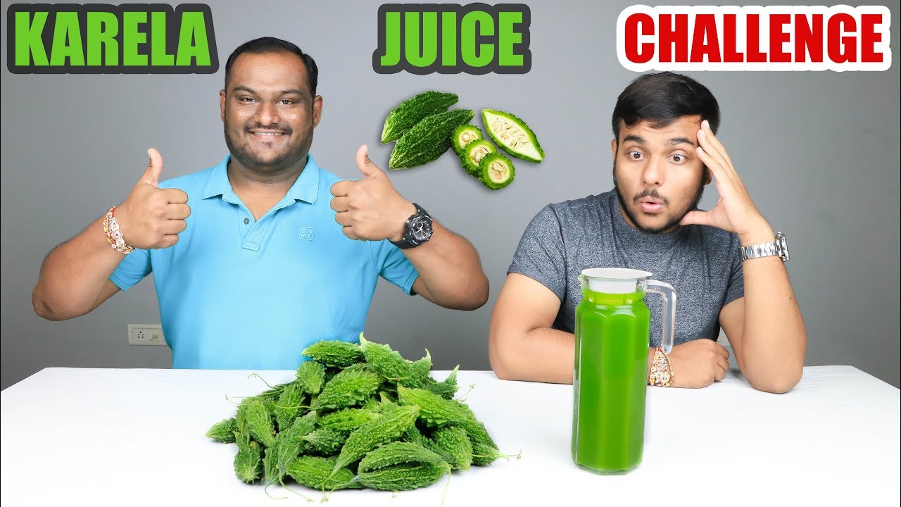 KARELA JUICE / RAS CHALLENGE | Bitter Gourd Juice Competition | Food Challenge