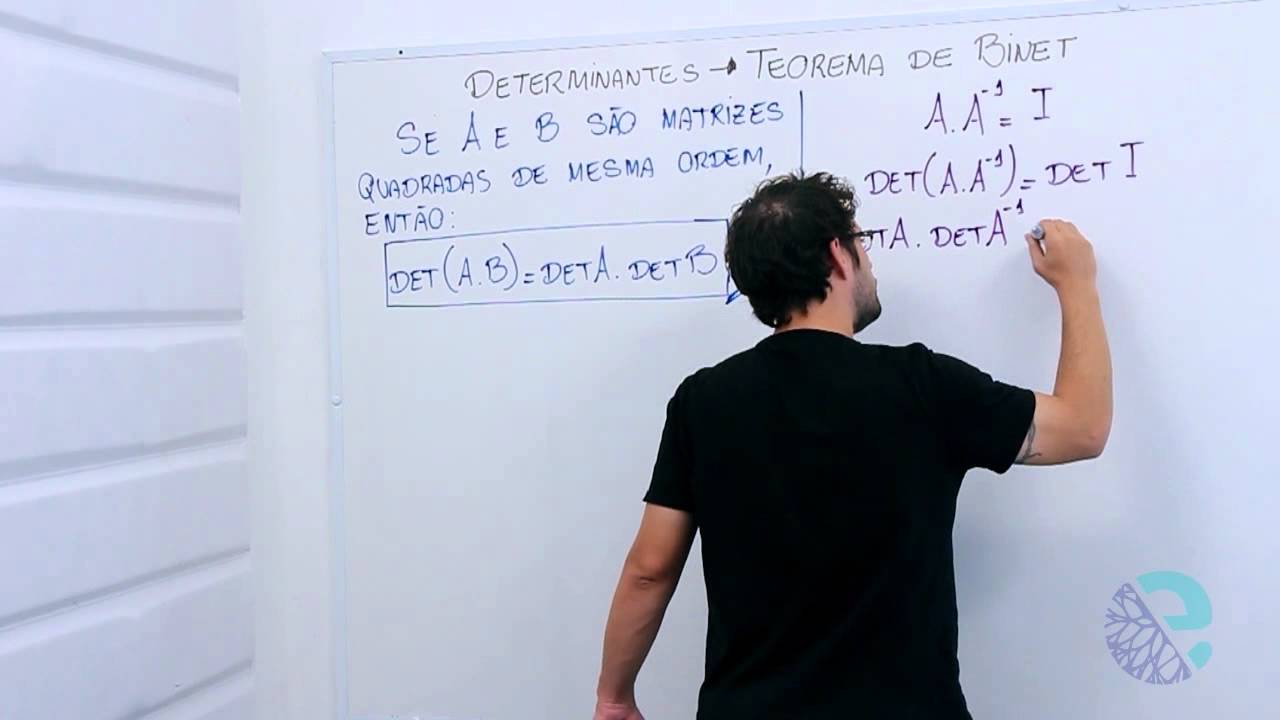 Determinantes teorema de Binet
