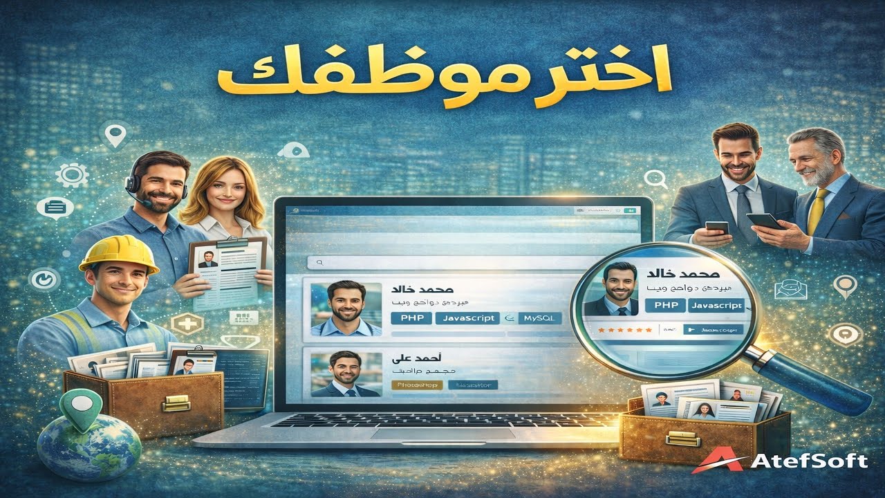 5 - مشروع تخرج | اختر موظفك – موقع البحث عن باحثين عن عمل حسب المهارات | PHP