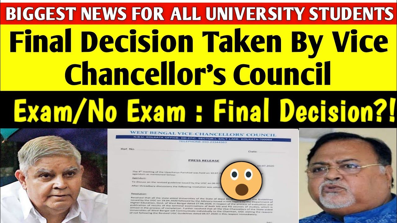 💥BIG NEWS FOR UNIVERSITY STUDENTS🔥|west bengal university exam news|calcutta university|cu exam news