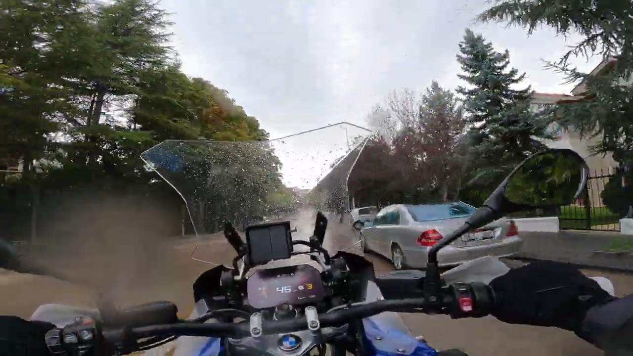 Rainy Day With BMW R1250 GSA