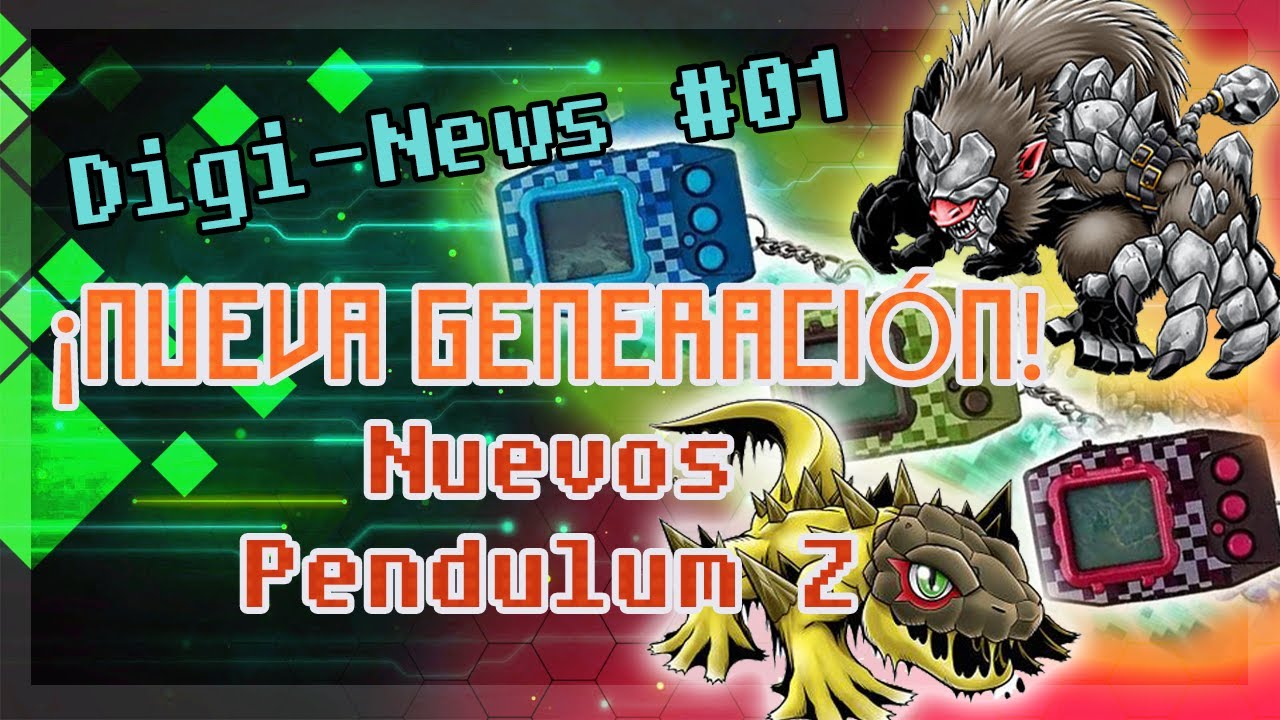 DIGI-NEWS #1: Lo que DEBES saber sobre el DIGIMON PENDULUM Z, la NUEVA GENERACIÓN de DIGIMON