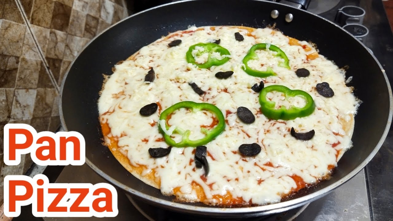 5 minutes Pizza Recipe - Eggless pizza Recipe without oven by Cooking with Ayesha